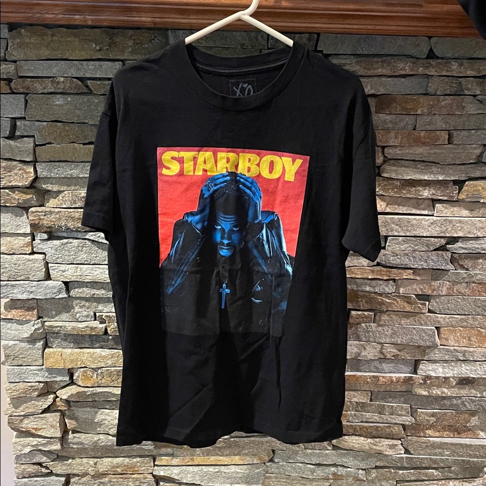 Hot Topic Black Starboy Graphic Tee